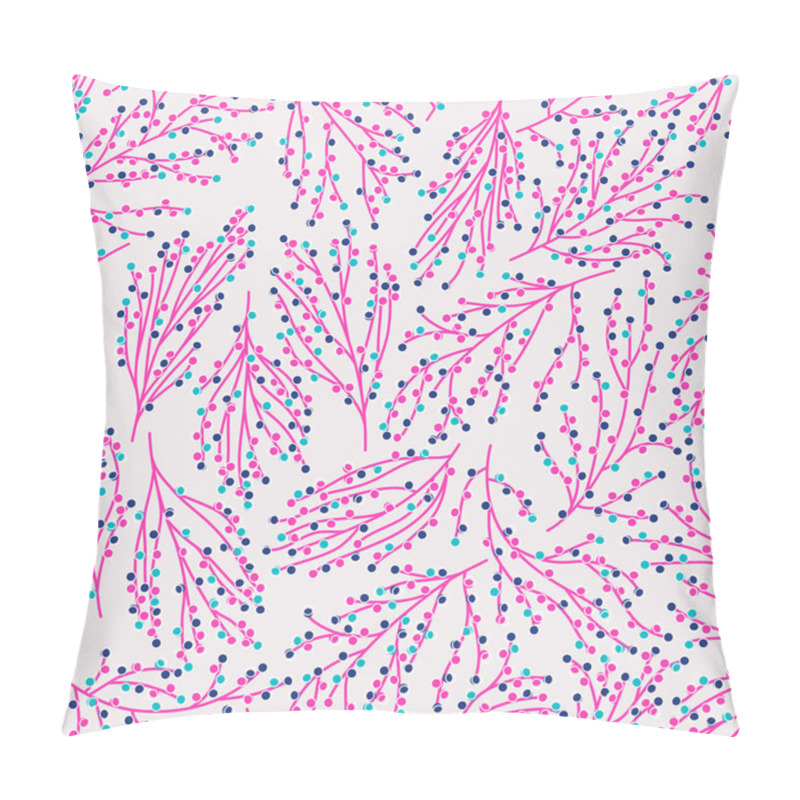 Personality  unusual vector seamless naive minimalistic gentle floral pattern pillow covers