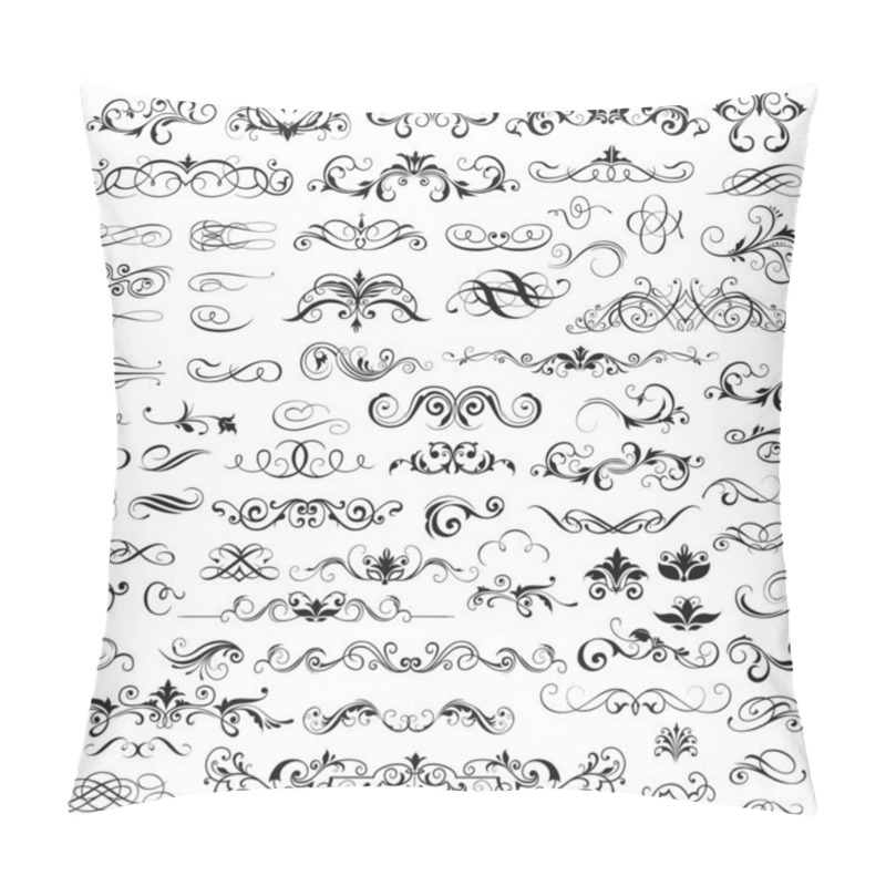 Personality  Set of vector graphic elements for design pillow covers