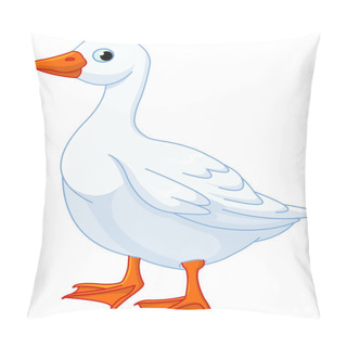 Personality  White Domestic Goose Pillow Covers
