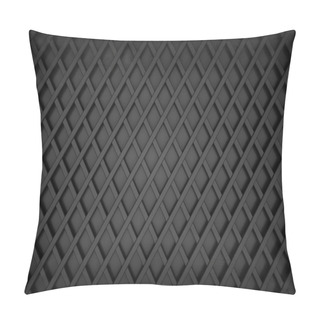 Personality  Diamond Line Grid Background Metal Matrial 3d Rendering Pillow Covers