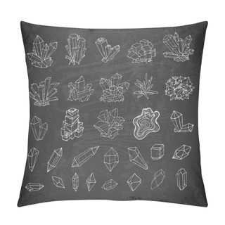 Personality  Doodle Sketch Crystals. Pillow Covers