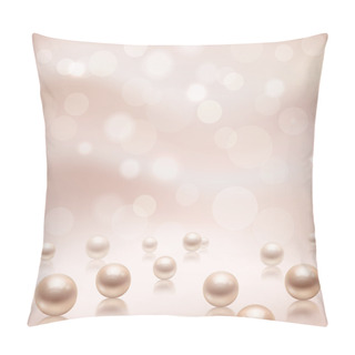 Personality  Luxury Pearls Background Pillow Covers