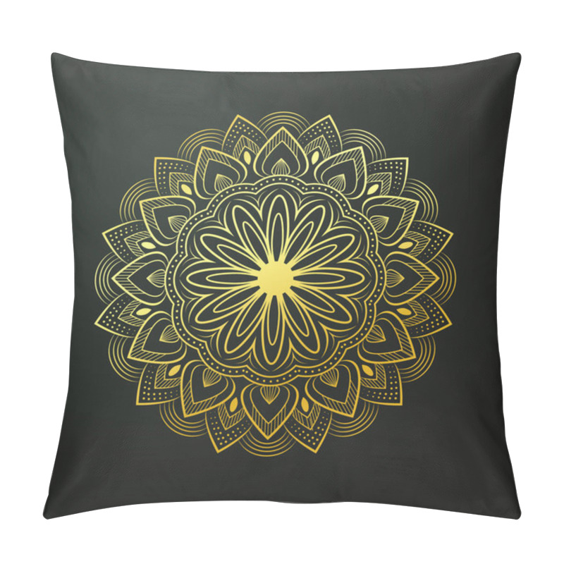 Personality  Luxury ornamental design with mandala, decorative mandala for print, poster, cover, brochure, flyer and banner. pillow covers