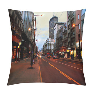 Personality  Evening Belgrade Cityscape Pillow Covers