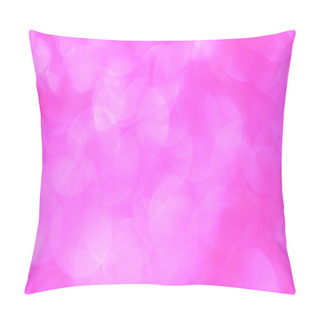 Personality  Defocused Abstract Pink Light Background Pillow Covers