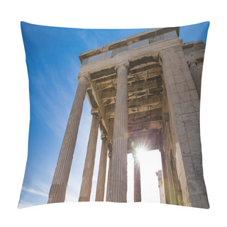 Personality  Parthenon Ruins On The Acropolis Pillow Covers