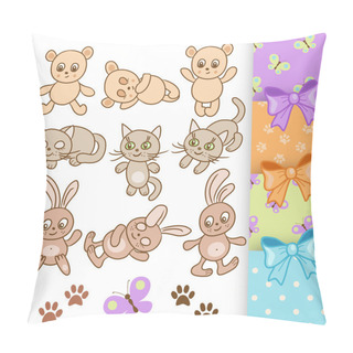 Personality  Baby Animal Set Pillow Covers