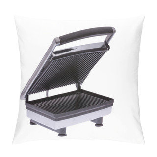 Personality  Domestic Electric Panini Maker, Angled View Pillow Covers