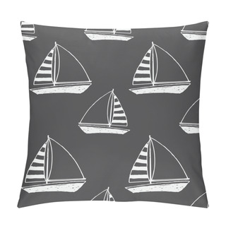 Personality  Vector Yacht Pattern Pillow Covers