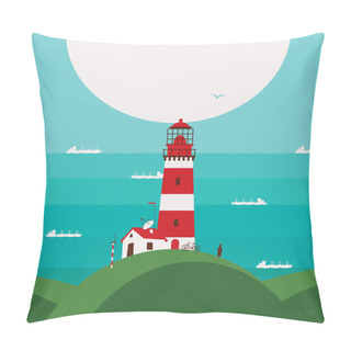 Personality  Lighthouse Pillow Covers