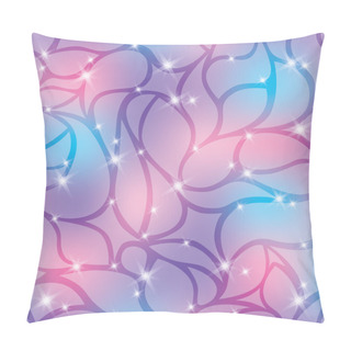 Personality Violet Abstract Background With Sparks Pillow Covers
