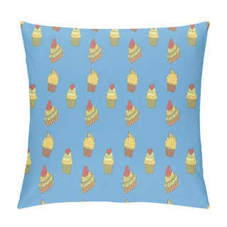 Personality  Colored Background With Different Accessories Pillow Covers