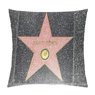 Personality  David Bowies Star On Hollywood Walk Of Fame Pillow Covers