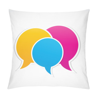 Personality  Conversation Dialog Stickers Pillow Covers