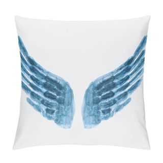 Personality  Vector Illustration Of Watercolor Wings Pillow Covers