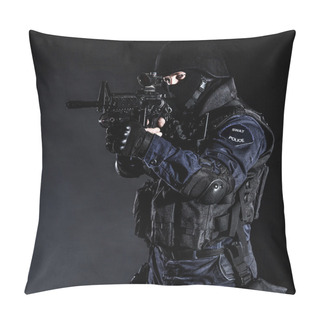 Personality  SWAT Officer Pillow Covers