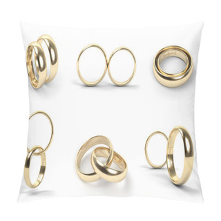 Personality  Wedding Rings Pillow Covers