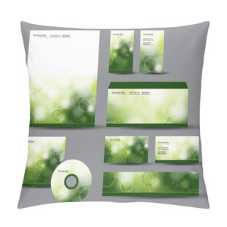 Personality  Modern Identity Package. Vector Design. Letterhead, Business Cards, Cd, Dvd, Envelope, Banner, Header. Pillow Covers