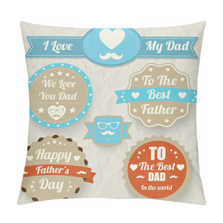 Personality  Happy Father's Day Set Pillow Covers