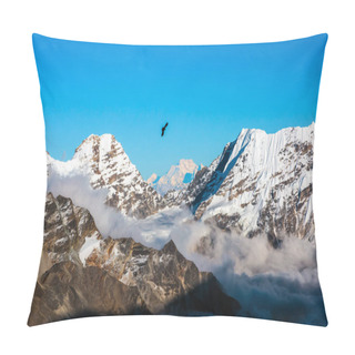 Personality  Valley And Mountains In Nepal Pillow Covers