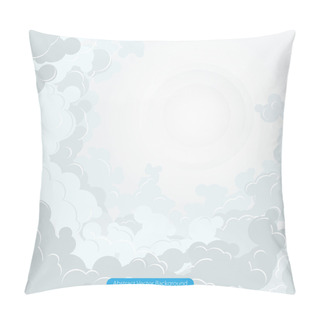 Personality  Abstract Cloud Vector Illustration Pillow Covers