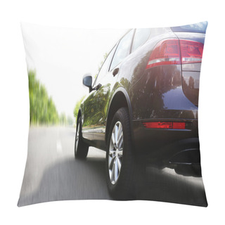 Personality  Car On Road Pillow Covers