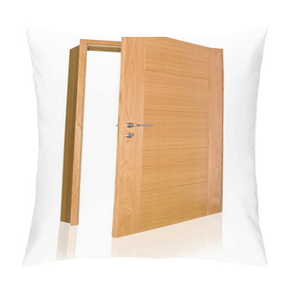 Personality  Wooden Doors Isolated Pillow Covers