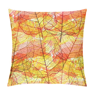 Personality  Seamless-pattern-with-openwork-leaves Pillow Covers