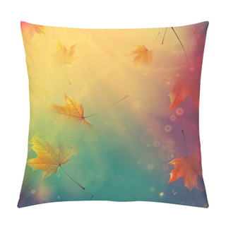 Personality  Beautiful Autumn Leaves. Pillow Covers