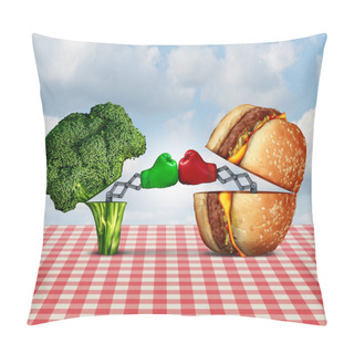 Personality  Diet Battle Pillow Covers
