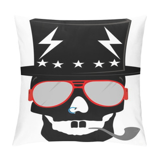 Personality  Skull Rock And Roll Pillow Covers