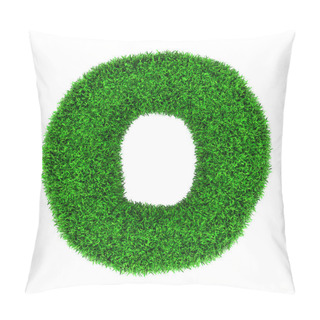 Personality  Grass Letter O Pillow Covers