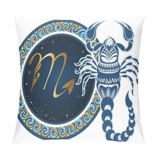 Personality  Zodiac Signs - Scorpio Pillow Covers