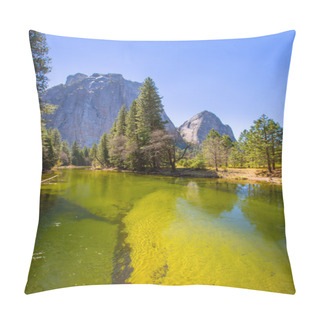 Personality  Yosemite Merced River And Half Dome In California Pillow Covers