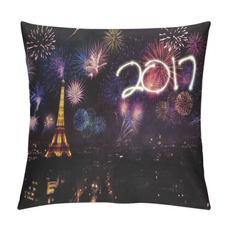 Personality  Celebration New Year In The Eiffel Tower Pillow Covers