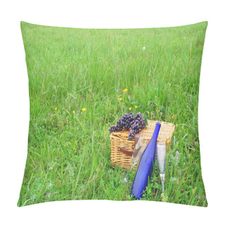 Personality  Outside Pic Nic With Wine Pillow Covers