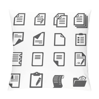 Personality  Paper Icon Pillow Covers