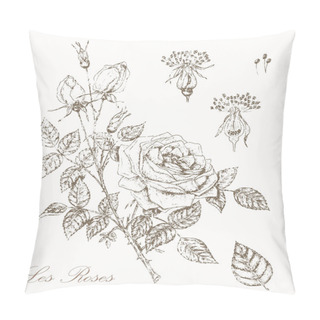 Personality  Vintage Rose Pillow Covers