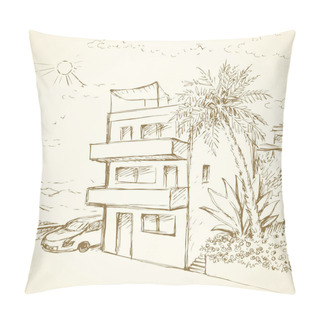 Personality  Vector Illustration. East House Patio Pillow Covers