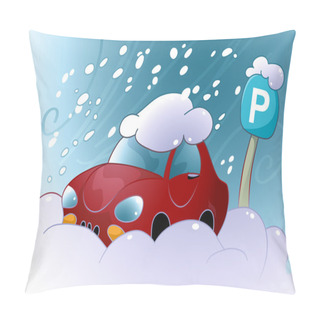 Personality  Snow Drift Pillow Covers