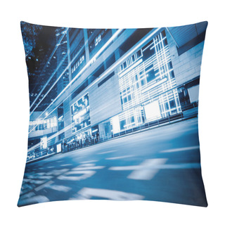 Personality  Urban Traffic With Cityscape In City  Pillow Covers