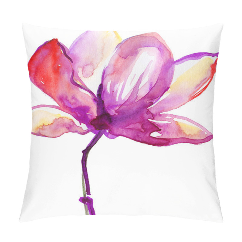 Personality  Beautiful Pink flower. pillow covers
