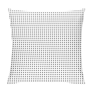 Personality  Black White Geometric Polka Dot Seamless Vector Pattern. Monochromatic Simple Halftone Background. Monochrome Decorative Dotted Wallpaper. Halftones Effect Modern Minimal Repeating Texture. Bold Medium Regular Small Tiny Light Symmetric Straight Pillow Covers