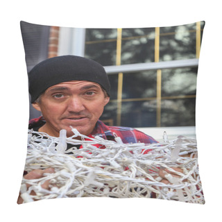 Personality  Christmas Lights Chore Pillow Covers