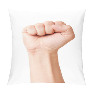 Personality  Closeup Of Clenched Fist Pillow Covers