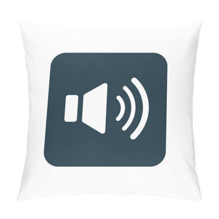Personality  Sound Icon Rounded Squares Button Pillow Covers