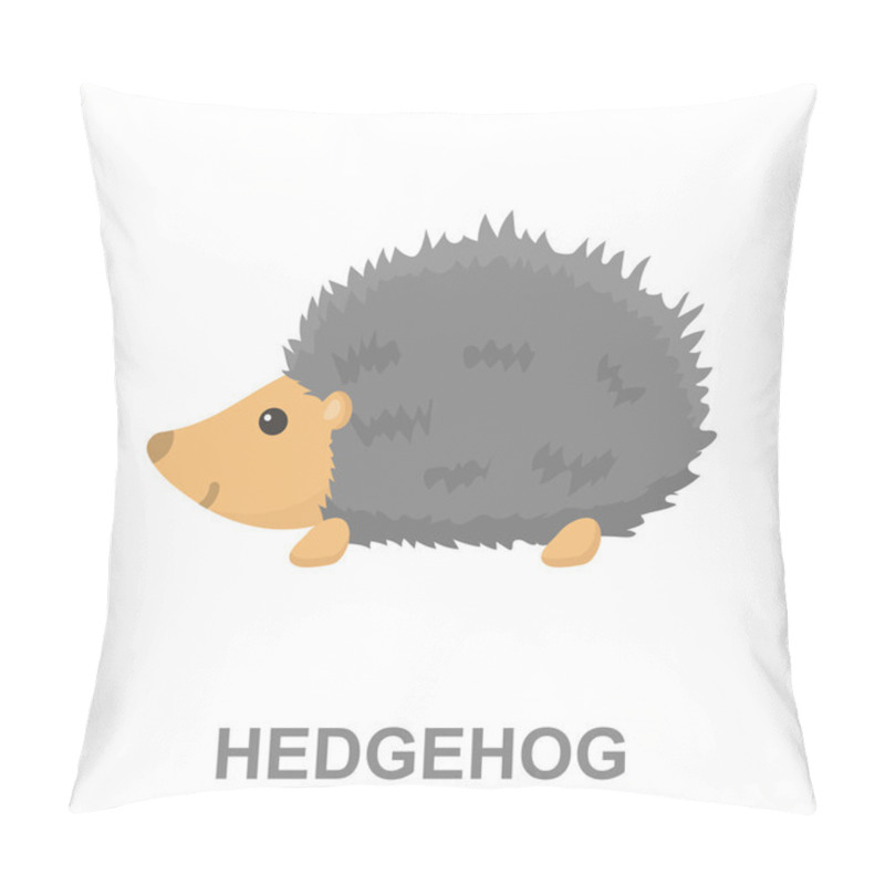 Personality  Hedgehog icon cartoon. Singe animal icon from the big animals set. pillow covers