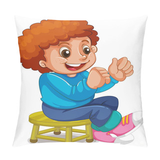 Personality  A Cute Male Character Pillow Covers
