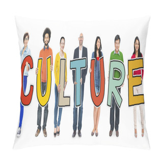 Personality  People Holding Word Culture Pillow Covers