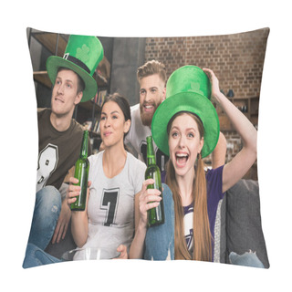 Personality  Friends Celebrating St Patricks Day Pillow Covers